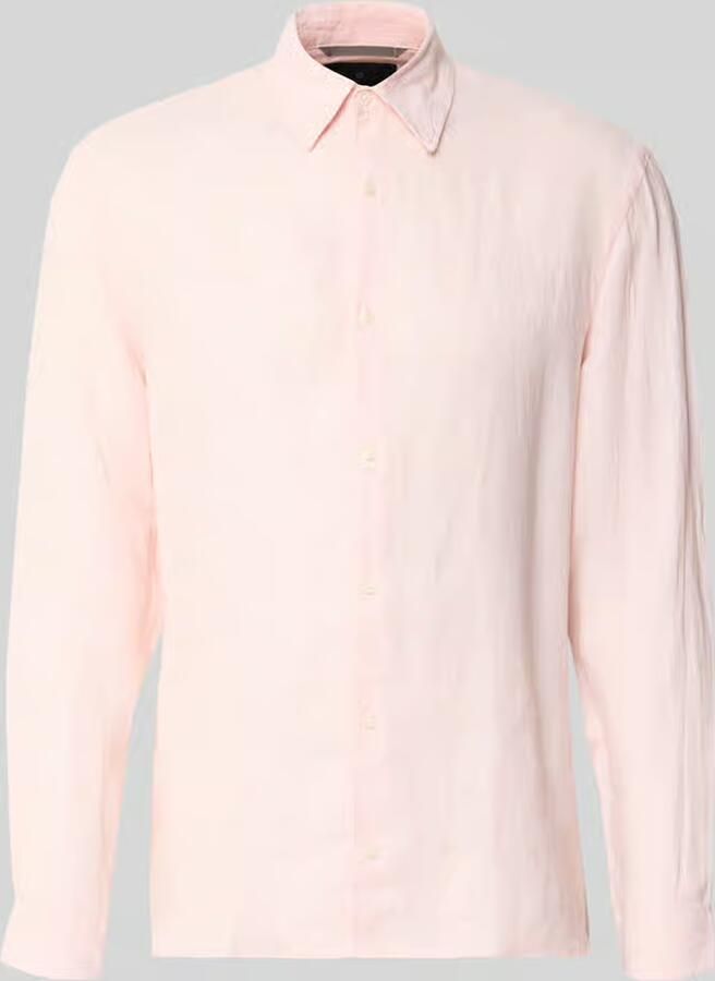JACK & JONES Premium regular fit linnen overhemd van puur linnen model 'Lawrence' - Foto 2