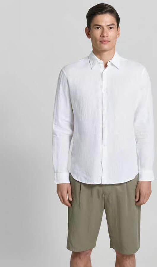 Jack & jones Overhemd Lange Mouw Jack & Jones 12293563 LAWRENCE LINEN-BRIGHT WHITE - Foto 5