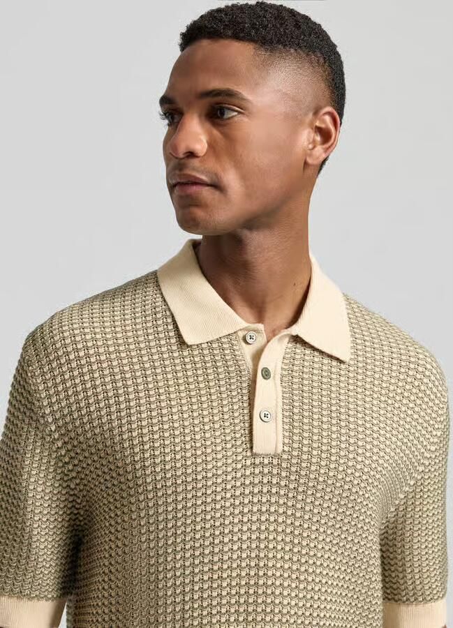 JACK & JONES Premium Regular fit poloshirt in brei-look model 'Kingsley'