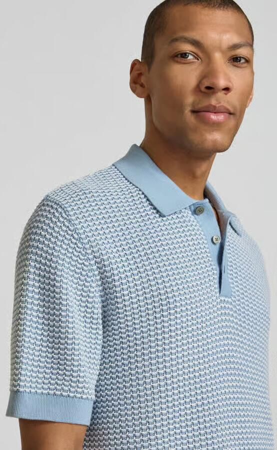 JACK & JONES Premium Regular fit poloshirt in brei-look model 'Kingsley' - Foto 2