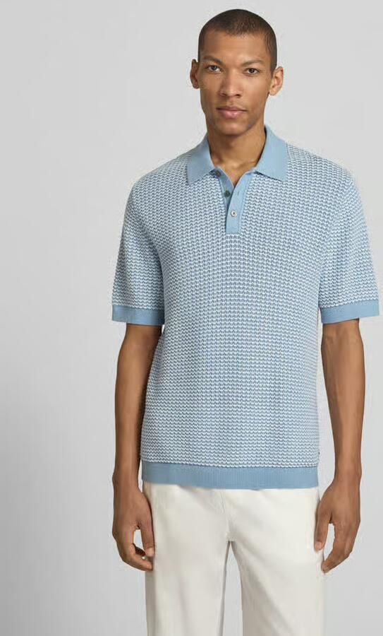 JACK & JONES Premium Regular fit poloshirt in brei-look model 'Kingsley' - Foto 4