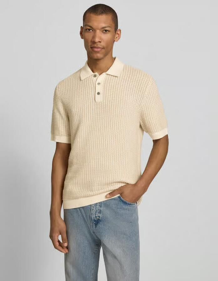 JACK & JONES Premium Regular fit poloshirt in brei-look model 'Kingsley' - Foto 2
