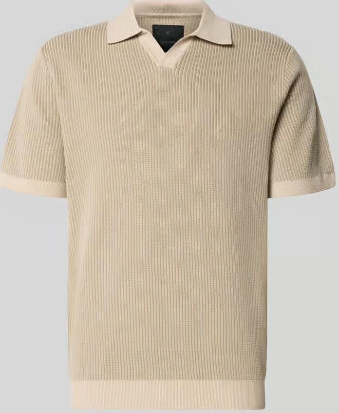 JACK & JONES Premium regular fit poloshirt in brei-look model 'Preston' - Foto 2