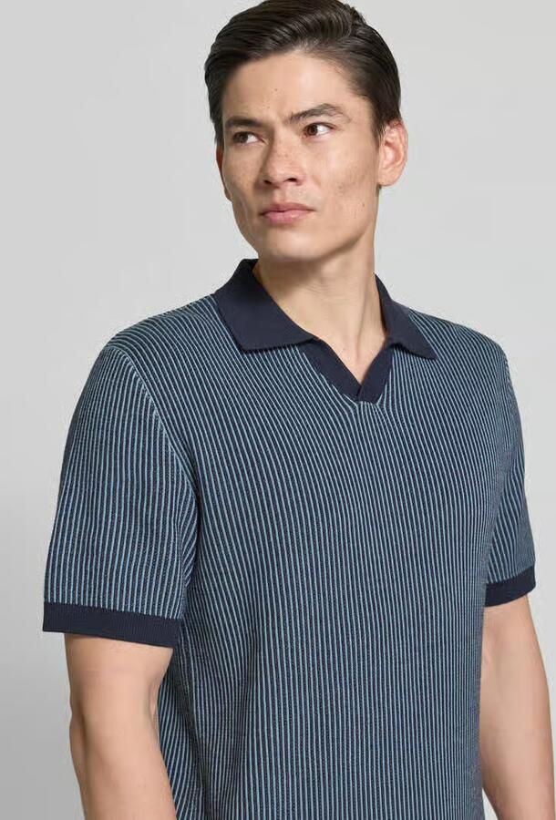 JACK & JONES Premium regular fit poloshirt in brei-look model 'Preston'