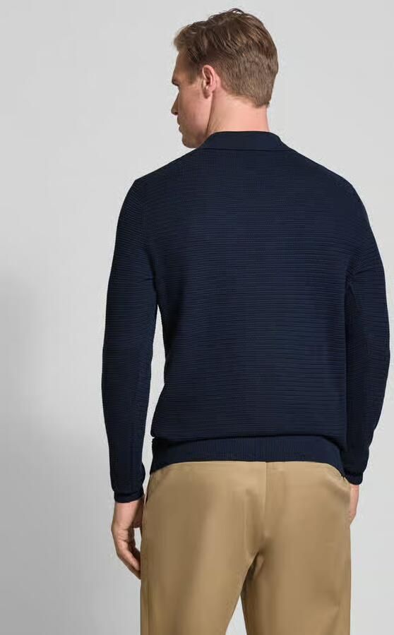 JACK & JONES Premium regular fit poloshirt in brei-look model 'Riley' - Foto 4