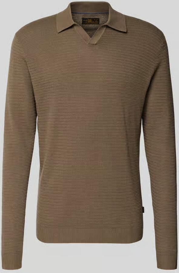 Jack & Jones Premium Regular fit poloshirt in gebreide look model 'Riley' - Foto 2
