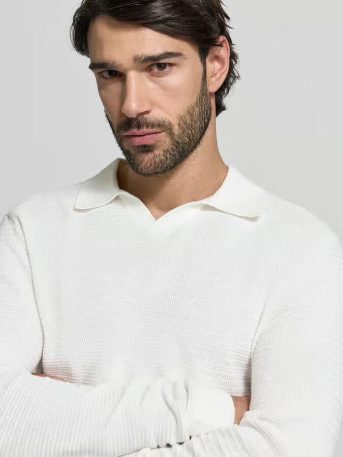 JACK & JONES Premium regular fit poloshirt in brei-look model 'Riley'