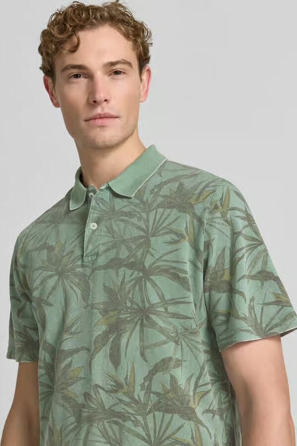 JACK & JONES Premium regular fit poloshirt met florale all-over print model 'Hawaii' - Foto 4
