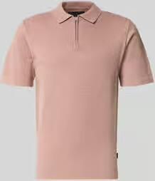JACK & JONES Premium regular fit poloshirt met rits model 'MILANO'