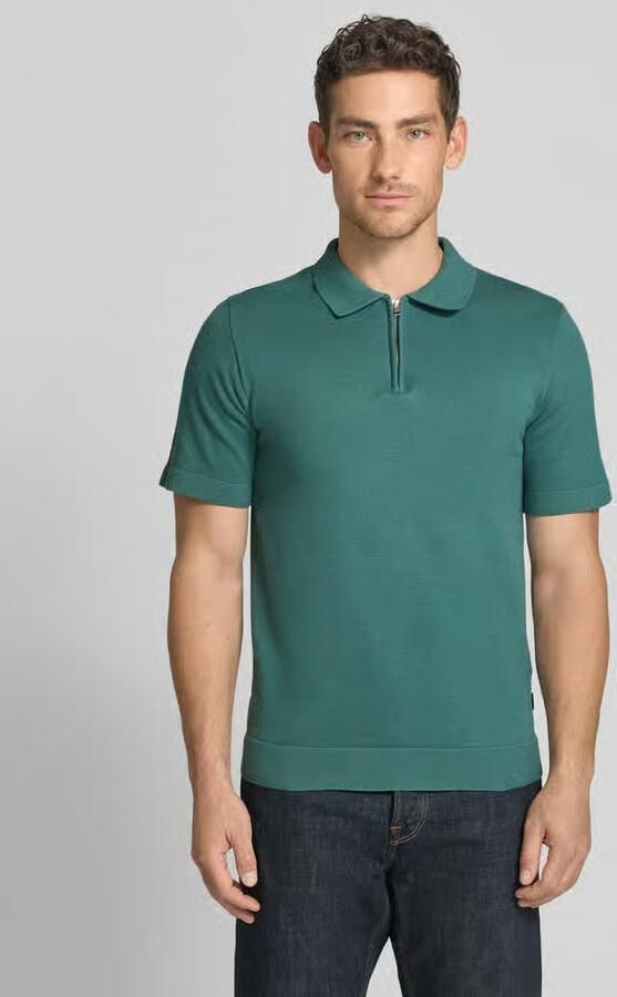 JACK & JONES Premium regular fit poloshirt met rits model 'MILANO' - Foto 3