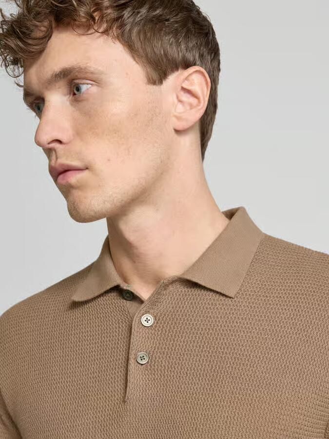 JACK & JONES Premium Regular fit poloshirt met structuurmotief model 'COOPER' - Foto 2