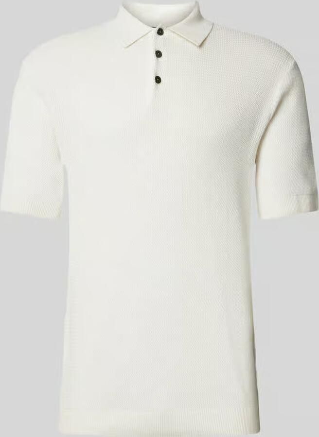 JACK & JONES Premium Regular fit poloshirt met structuurmotief model 'COOPER' - Foto 2