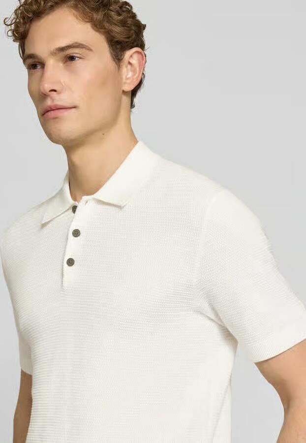 JACK & JONES Premium regular fit poloshirt met structuurpatroon model 'Riley' - Foto 4