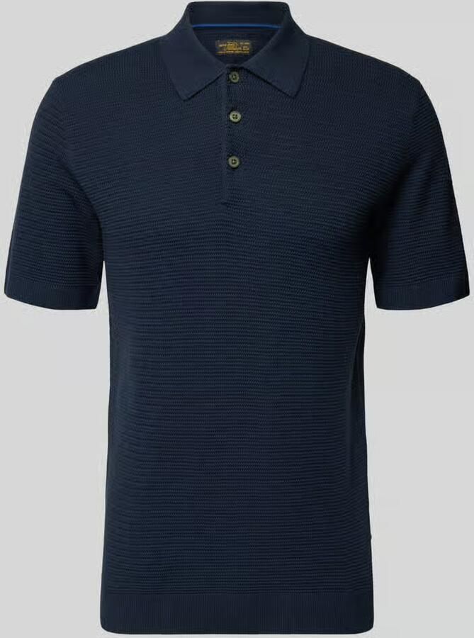 JACK & JONES Premium regular fit poloshirt met structuurpatroon model 'Riley' - Foto 5