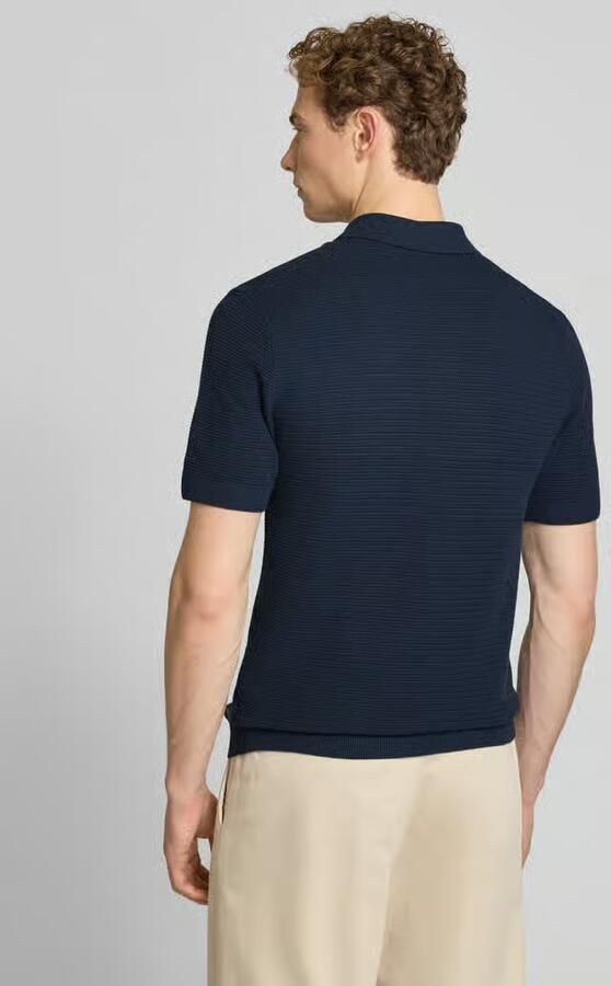 JACK & JONES Premium regular fit poloshirt met structuurpatroon model 'Riley' - Foto 4