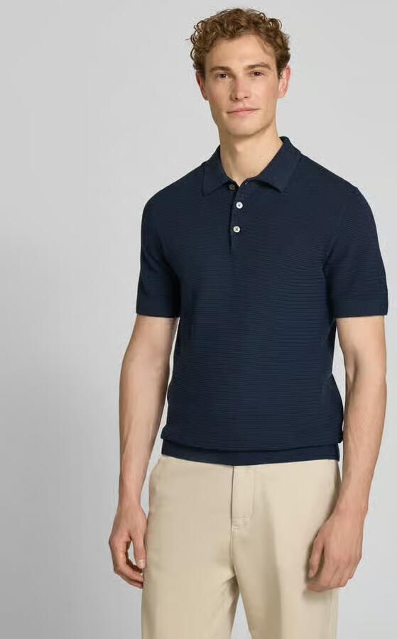 JACK & JONES Premium regular fit poloshirt met structuurpatroon model 'Riley' - Foto 7
