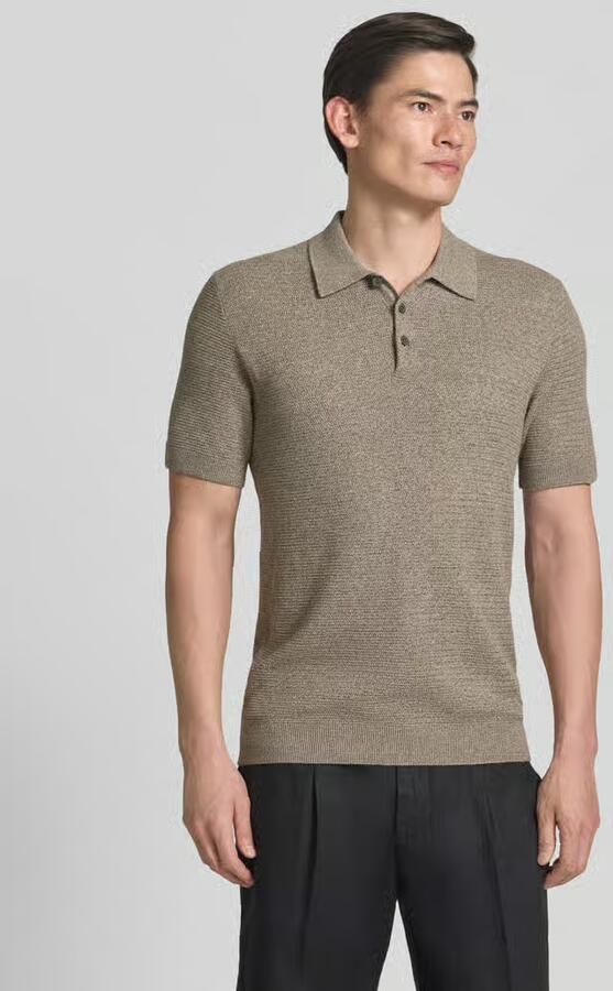 JACK & JONES Premium regular fit poloshirt met structuurpatroon model 'Riley' - Foto 3