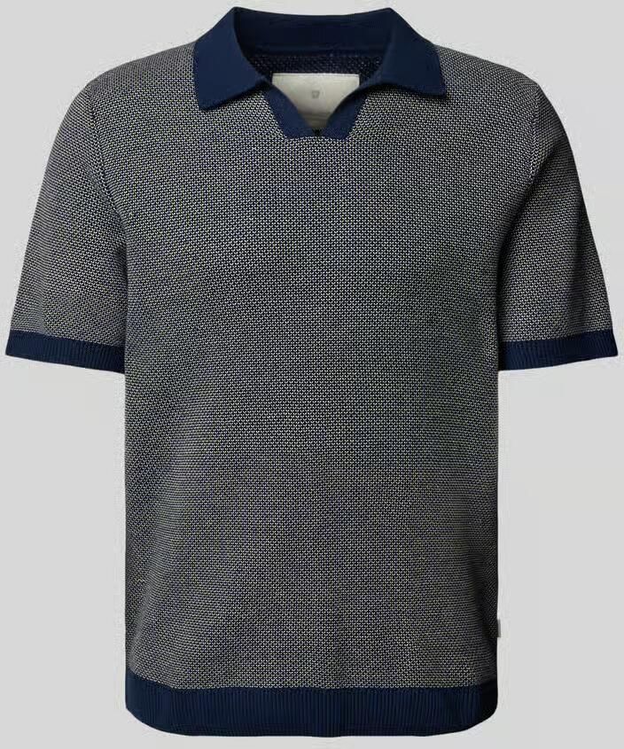 Jack & Jones Premium Regular fit poloshirt met V-hals model 'CEASTON'