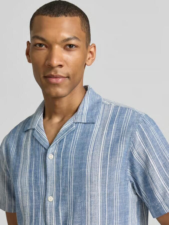 JACK & JONES Premium regular fit vrijetijds overhemd met linnengehalte model 'Summer' - Foto 4