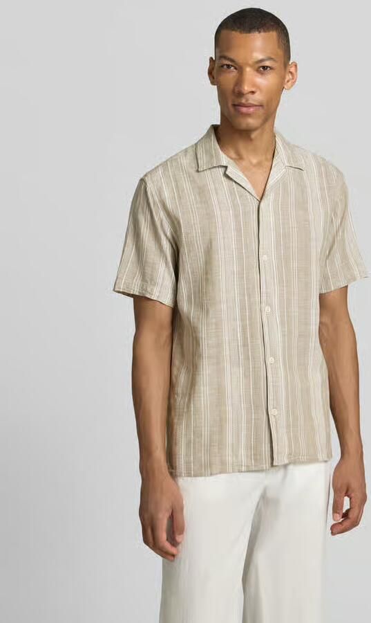 JACK & JONES Premium regular fit vrijetijds overhemd met linnengehalte model 'Summer' - Foto 5
