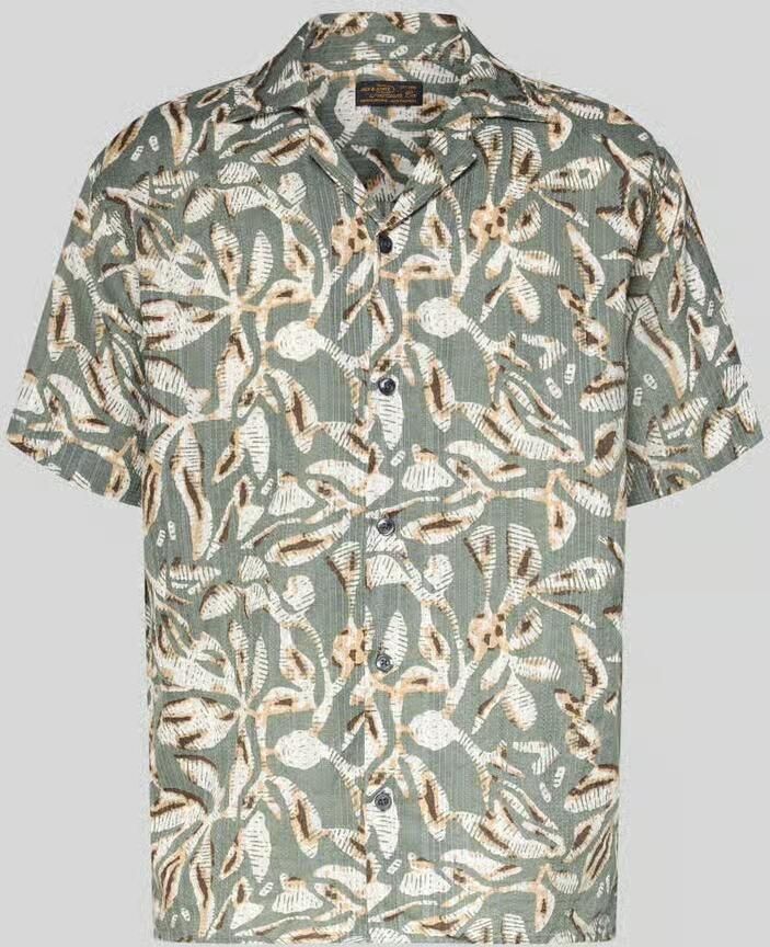 JACK & JONES Premium regular fit vrijetijdsoverhemd in all-over look model 'BILBAO' - Foto 2