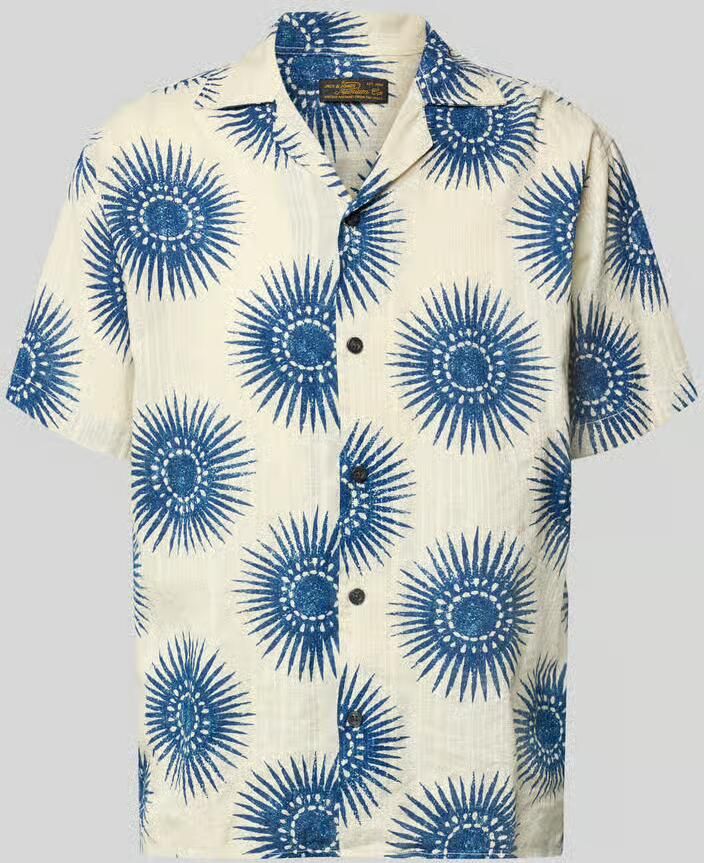 JACK & JONES Premium regular fit vrijetijdsoverhemd in all-over look model 'BILBAO' - Foto 2