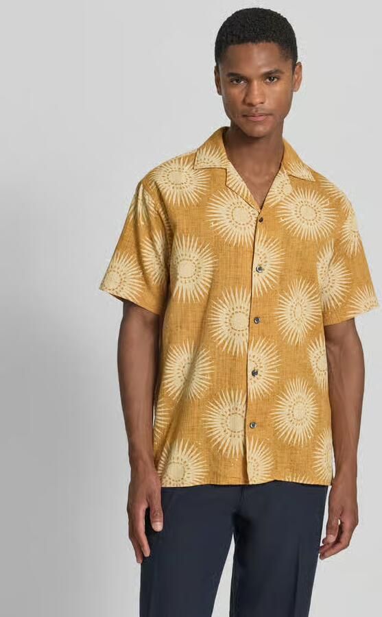 JACK & JONES Premium regular fit vrijetijdsoverhemd in all-over look model 'BILBAO' - Foto 4
