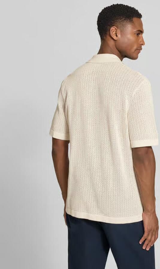 JACK & JONES Premium regular fit vrijetijdsoverhemd in tricotlook model 'Owen'