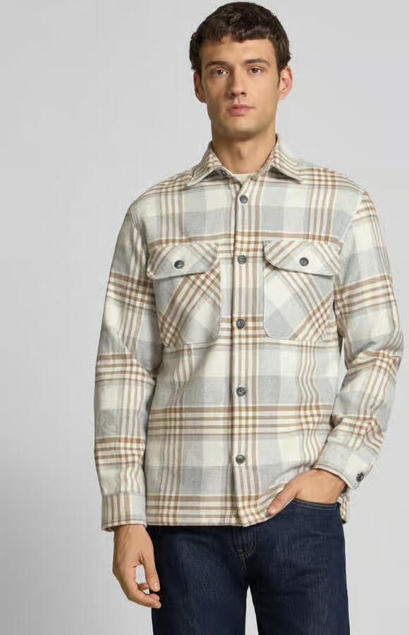 Jack & Jones Overhemd met lange mouwen JPRRAYLE MELANGE CHECK L S OVERSHIRT SN - Foto 2