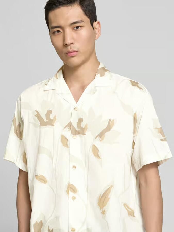 JACK & JONES Premium Regular fit vrijetijdsoverhemd met resortkraag model 'PALERMO'