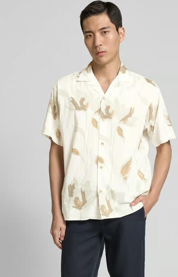 JACK & JONES Premium Regular fit vrijetijdsoverhemd met resortkraag model 'PALERMO' - Foto 4