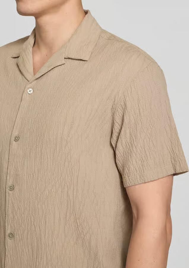 JACK & JONES Premium regular fit vrijetijdsoverhemd met reverskraag