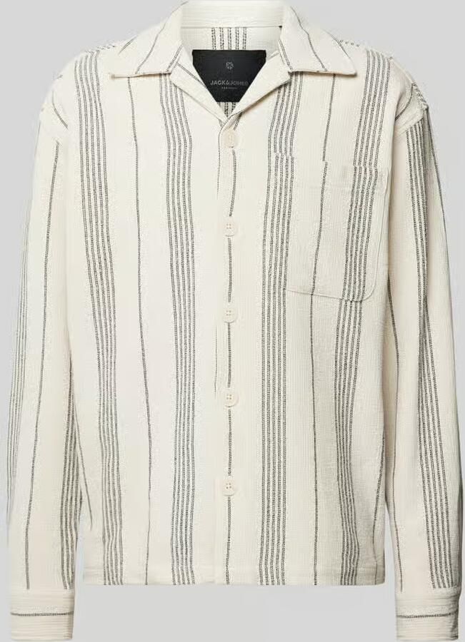 Jack & Jones Premium Regular fit vrijetijdsoverhemd met streepmotief model 'BLAMANFRED' - Foto 2