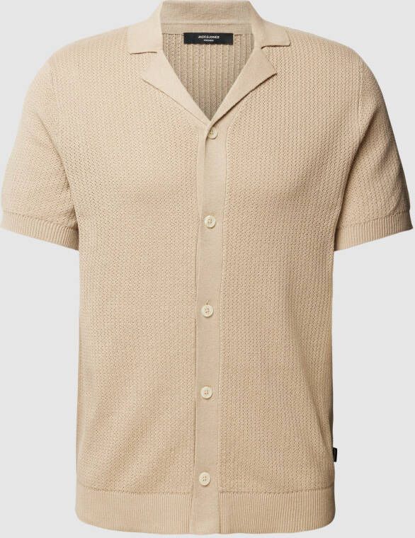 Jack & Jones Premium Regular fit vrijetijdsoverhemd met structuurmotief model 'RYAN'
