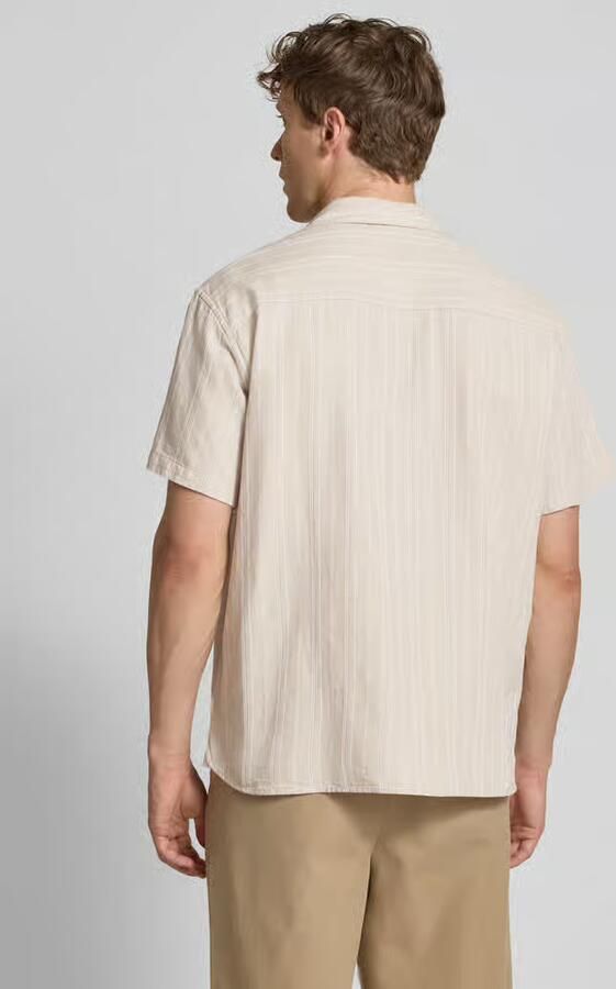 JACK & JONES Premium Regular fit vrijetijdsoverhemd van katoenmix met linnen model 'MONTANA'