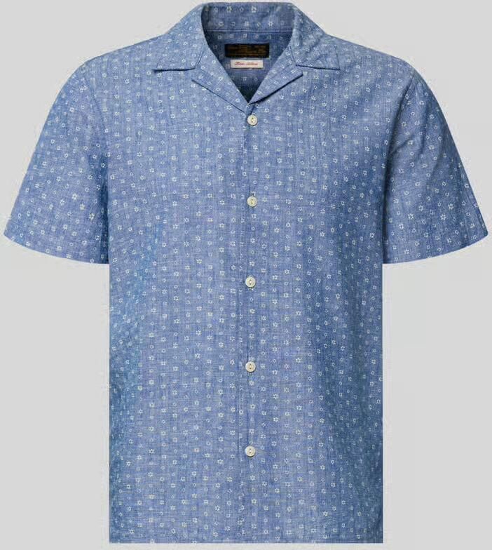 JACK & JONES Premium regular fit vrijetijdsoverhemd van mix van katoen en linnen model 'SUMMER' - Foto 3