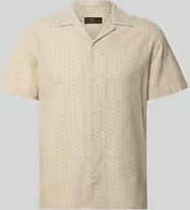 JACK & JONES Premium regular fit vrijetijdsoverhemd van mix van katoen en linnen model 'SUMMER'