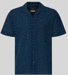 JACK & JONES Premium regular fit vrijetijdsoverhemd van mix van katoen en linnen model 'SUMMER'