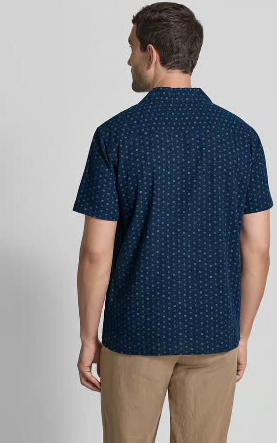 JACK & JONES Premium regular fit vrijetijdsoverhemd van mix van katoen en linnen model 'SUMMER' - Foto 3