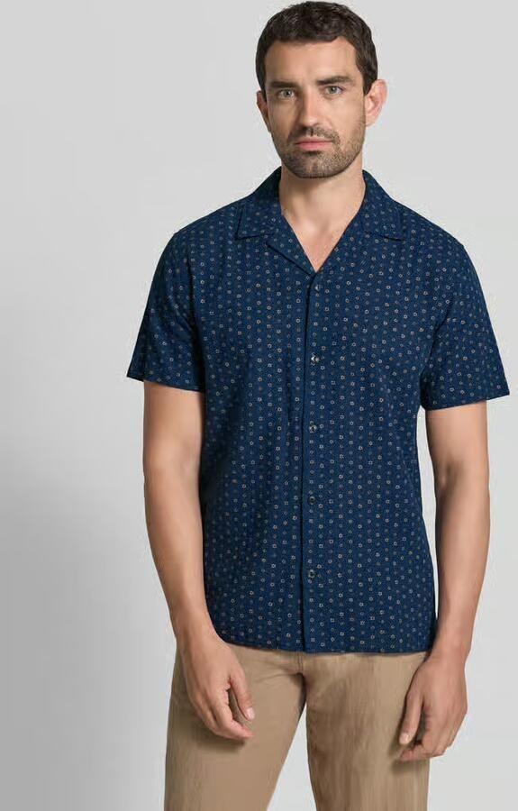 JACK & JONES Premium regular fit vrijetijdsoverhemd van mix van katoen en linnen model 'SUMMER' - Foto 2