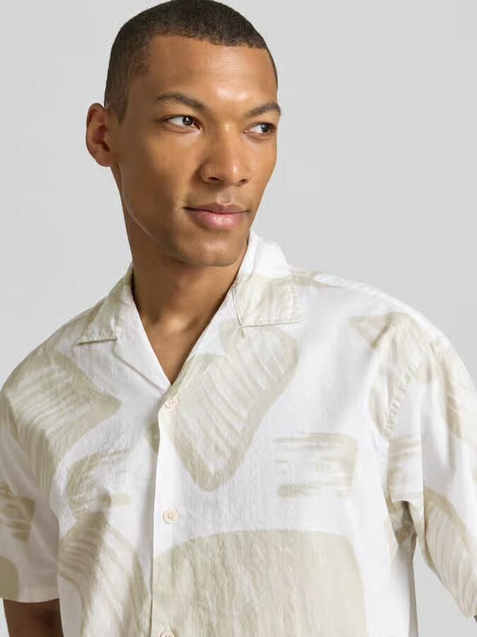 JACK & JONES Premium relaxed fit vrijetijdsoverhemd met reverskraag model 'BLAVENICE'