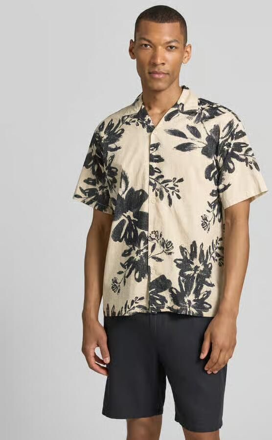 JACK & JONES Premium relaxed fit vrijetijdsoverhemd met reverskraag model 'BLAVENICE' - Foto 4