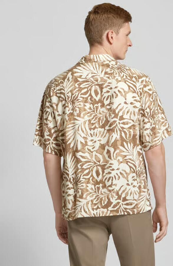 JACK & JONES Premium Relaxed fit vrijetijdsoverhemd met reverskraag model 'BLUREXTON'