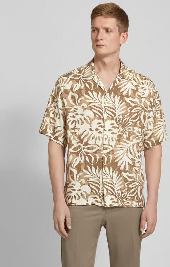 JACK & JONES Premium Relaxed fit vrijetijdsoverhemd met reverskraag model 'BLUREXTON' - Foto 4