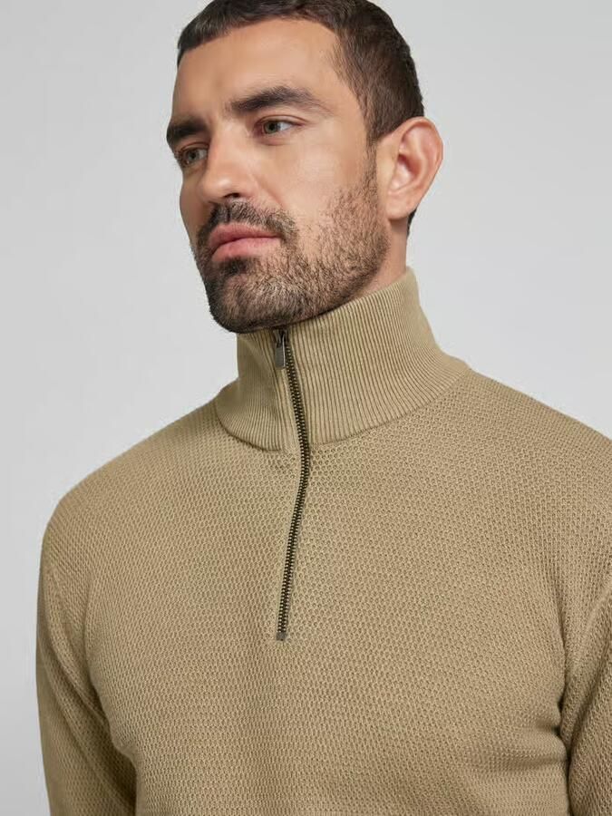 Jack & Jones Premium Gebreide pullover met opstaande kraag model 'BLUCHRISTER' - Foto 2