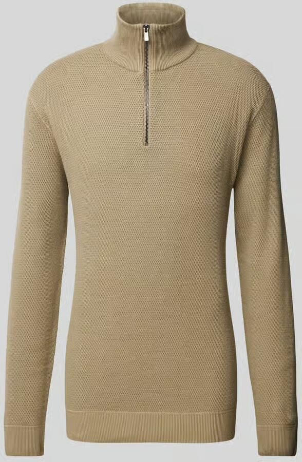 Jack & Jones Premium Gebreide pullover met opstaande kraag model 'BLUCHRISTER'