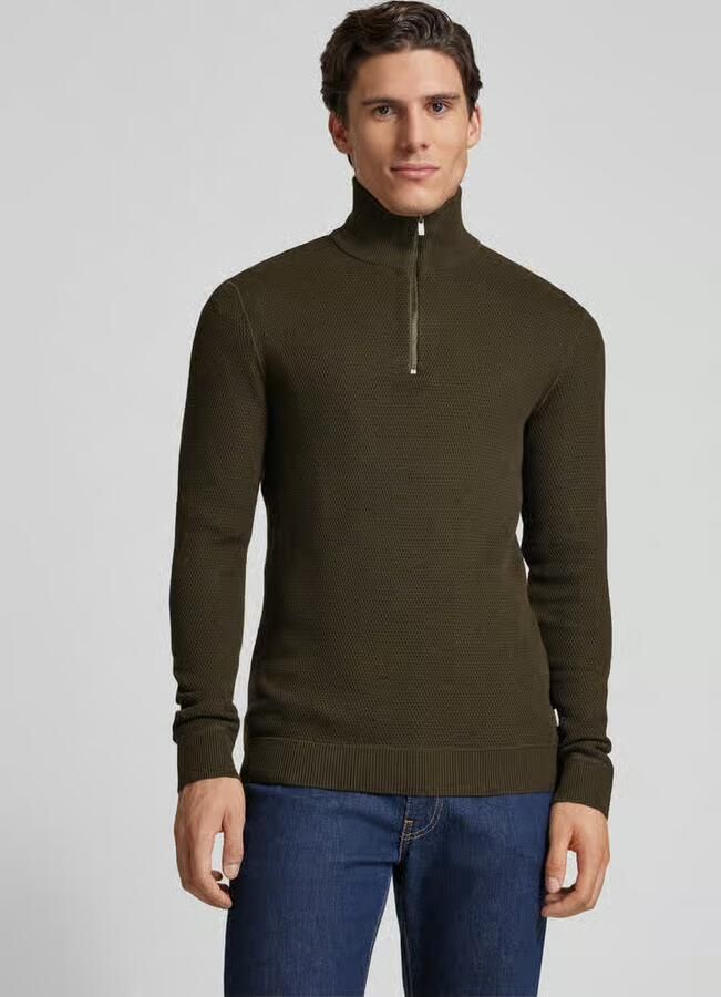 Jack & Jones Premium Gebreide pullover met opstaande kraag model 'BLUCHRISTER' - Foto 2