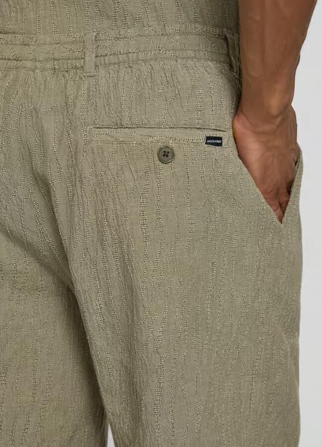 JACK & JONES Premium Short met structuurpatroon model 'BILL'