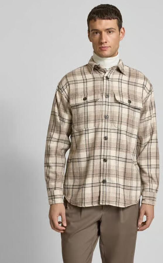 JACK & JONES Premium Slim fit overhemdjack met kentkraag - Foto 3