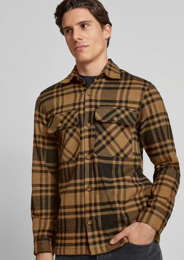 Jack & Jones Premium Slim fit overhemdjack met kentkraag model 'RAYMOND'